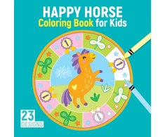 KNYGA Kristin Labuch Happy Horse Coloring Book for Kids