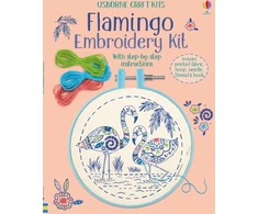 KNYGA Lara Bryan Embroidery Kit: Flamingo
