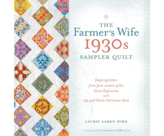 KNYGA Laurie Aaron Hird Farmer's Wife 1930s Sampler Quilt