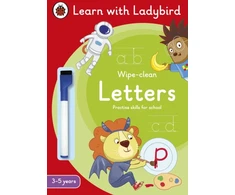 KNYGA Letters: A Learn with Ladybird Wipe-Clean Activity Book 3-5 metai