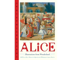 KNYGA Lewis Carroll Alice Pull-Out Prints, Illustrations from Wonderland