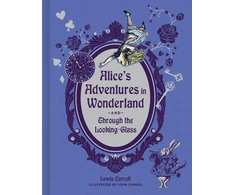 KNYGA Lewis Carroll Alice's Adventures in Wonderland and Through the Looking Glass