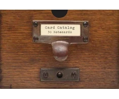 KNYGA Library of Congress Cataloging Directorate Staff Card Catalog: 30 Notecards
