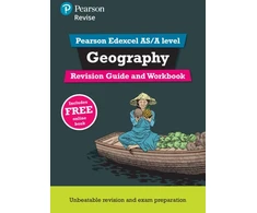 KNYGA Lindsay Frost Pearson REVISE Edexcel AS/A Level Geography Revision Guide &amp; Workbook inc online edition - for 2026, 2027 exams