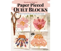 KNYGA Liza Taylor Wonderful World of Paper-Pieced Quilt Blocks