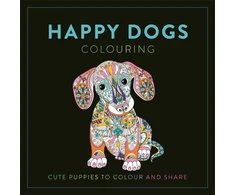 KNYGA Lom Art Happy Dogs Colouring
