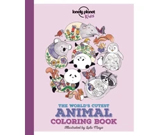 KNYGA Lonely Planet Kids The World's Cutest Animal Colouring Book