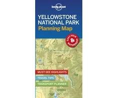KNYGA Lonely Planet Yellowstone National Park Planning Map