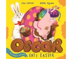 KNYGA Lou Carter Oscar the Hungry Unicorn Eats Easter