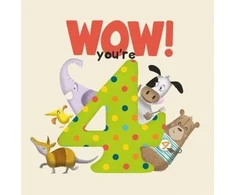KNYGA Lucy Tapper WOW! You're Four birthday book