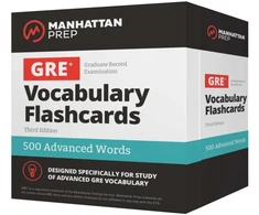 KNYGA Manhattan Prep 500 Advanced Words: GRE Vocabulary Flashcards