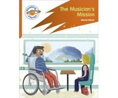 KNYGA Maria Oliver Reading Planet: Rocket Phonics – Target Practice - The Musician's Mission - Oranžinis