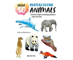 KNYGA Marina Bakasova Paint 50: Watercolour Animals