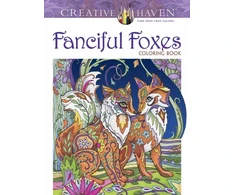 KNYGA Marjorie Sarnat Creative Haven Fanciful Foxes Coloring Book