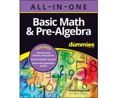 KNYGA Mark Zegarelli Basic Math &amp; Pre-Algebra All-in-One For Dummies (+ Chapter Quizzes Online)