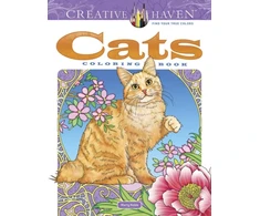 KNYGA Marty Noble Creative Haven Cats Coloring Book
