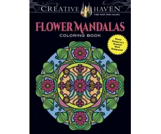 KNYGA Marty Noble Creative Haven Flower Mandalas Coloring Book