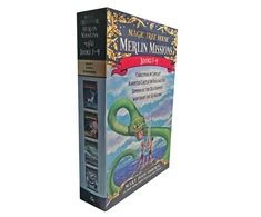KNYGA Mary Pope Osborne Magic Tree House Merlin Missions Books 1-4 Boxed Set