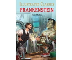 KNYGA Mary Shelley Frankenstein for Kids : illustrated Children Classics English Novel with Review Questions