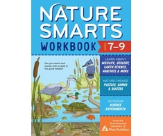 KNYGA Massachusetts Audubon Society Nature Smarts Workbook, Ages 7–9