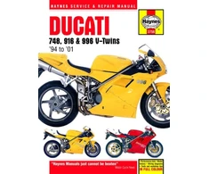 KNYGA Matthew Coombs Ducati 748, 916 &amp; 996 4-valve V-Twins (94 - 01) Haynes Repair Manual