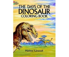 KNYGA Matthew Kalmenoff The Days of the Dinosaur Coloring Book