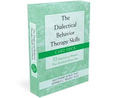 KNYGA Matthew Mckay Dialectical Behavior Therapy Skills Card Deck
