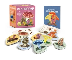 KNYGA Meg Madden Mushrooms: A Wooden Magnet Set