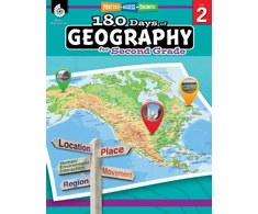 KNYGA Melissa Callaghan 180 Days™: Geography for Second Grade