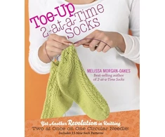 KNYGA Melissa Morgan Oakes Toe-up 2-at-a-Time Socks