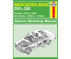 KNYGA Mercedes-Benz 250 &amp; 280 123 Series Petrol (Oct 76 - 84) Haynes Repair Manual