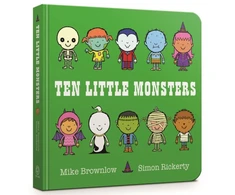 KNYGA Michael Brownlow Ten Little Monsters Board Book