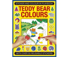 KNYGA Michael Johnstone Sticker and Color-in Playbook: Teddy Bear Colors