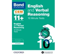 KNYGA Michellejoy Hughes English &amp; Verbal Reasoning: Bond 11+ CEM 10 Minute Tests (now Cambridge Select Insight)