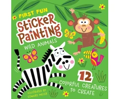 KNYGA Miller Edward First Fun Sticker Painting: Wild Animals