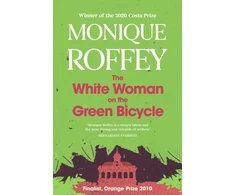 KNYGA Monique Roffey Baltas Woman on the Žalias Bicycle
