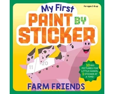 KNYGA Workman Publishing My First Paint by Sticker: Farm Friends