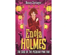 KNYGA Nancy Springer Enola Holmes 4: The Case of the Peculiar Rožinė Fan