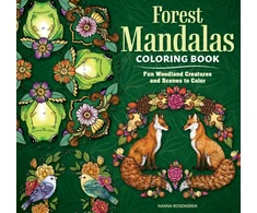 KNYGA Nanna Rosengren Forest Mandalas Coloring Book