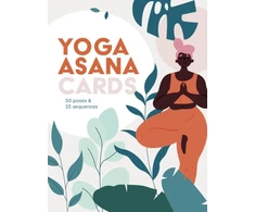 KNYGA Natalie Heath Yoga Asana Cards, 50 poses &amp; 25 sequences