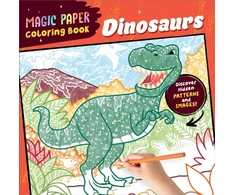 KNYGA Natascha Pitz Magic Paper Coloring Book Dinosaurs