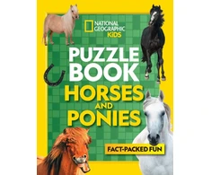 KNYGA National Geographic Kids Puzzle Book Horses and Ponies