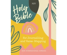 KNYGA New International Version NIV Bible for Journalling and Verse-Mapping, Rainbow
