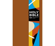 KNYGA New International Version NIV Pocket Brown Soft-tone Bible with Clasp (new edition)