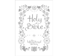 KNYGA New International Version NIV Tiny Baltas Christening Bible