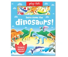 KNYGA Oakley Graham Play Felt Here Come the Dinosaurs - Activity Book