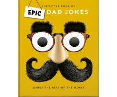 KNYGA Orange Hippo Little book of Epic Dad Jokes