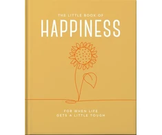 KNYGA Orange Hippo Little Book of Happiness, For when life gets a little tough
