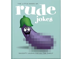KNYGA Orange Hippo The Little Book of Rude Jokes