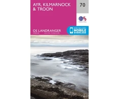 KNYGA Ordnance Survey Ayr, Kilmarnock &amp; Troon